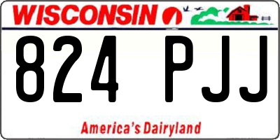 WI license plate 824PJJ