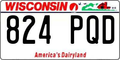 WI license plate 824PQD