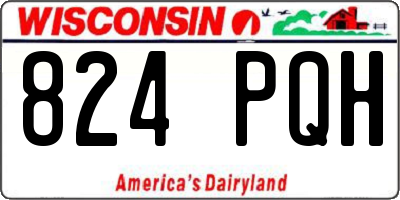WI license plate 824PQH