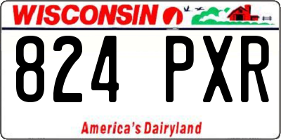 WI license plate 824PXR