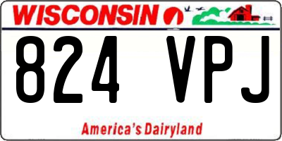 WI license plate 824VPJ