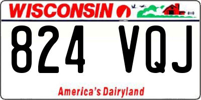 WI license plate 824VQJ
