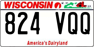 WI license plate 824VQQ