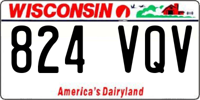 WI license plate 824VQV
