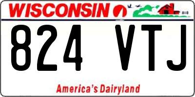 WI license plate 824VTJ