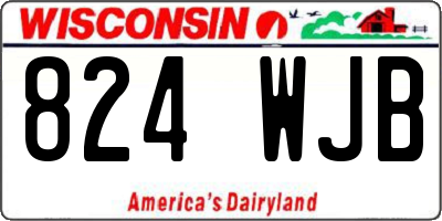 WI license plate 824WJB