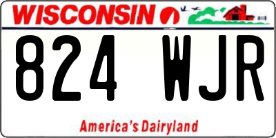 WI license plate 824WJR