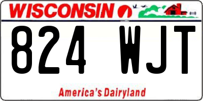 WI license plate 824WJT