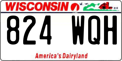 WI license plate 824WQH