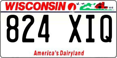 WI license plate 824XIQ
