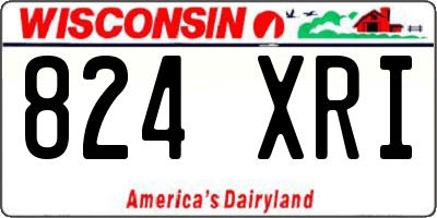 WI license plate 824XRI