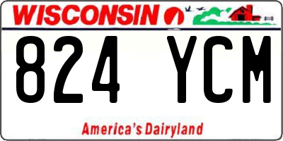 WI license plate 824YCM