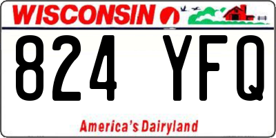 WI license plate 824YFQ