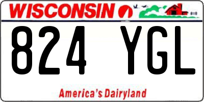 WI license plate 824YGL