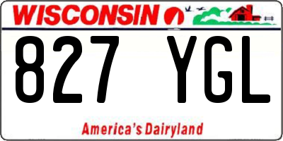 WI license plate 827YGL
