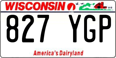 WI license plate 827YGP