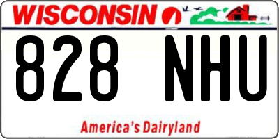 WI license plate 828NHU