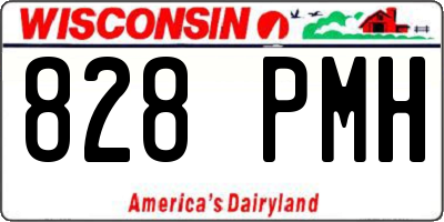 WI license plate 828PMH