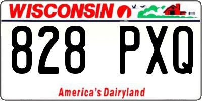 WI license plate 828PXQ