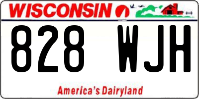 WI license plate 828WJH
