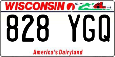 WI license plate 828YGQ