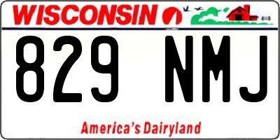 WI license plate 829NMJ