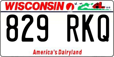 WI license plate 829RKQ