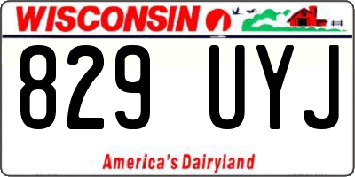 WI license plate 829UYJ