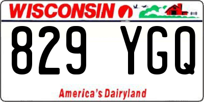 WI license plate 829YGQ