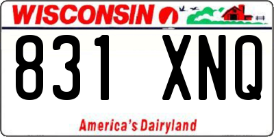 WI license plate 831XNQ