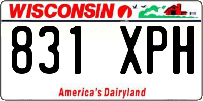 WI license plate 831XPH