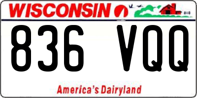 WI license plate 836VQQ