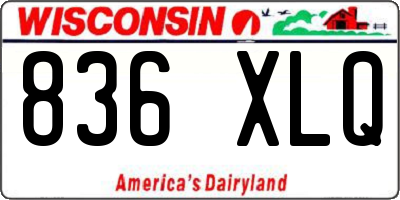 WI license plate 836XLQ