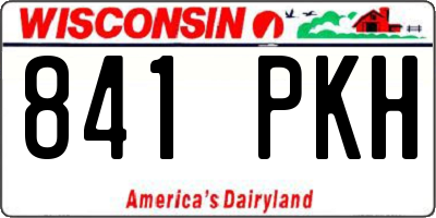 WI license plate 841PKH