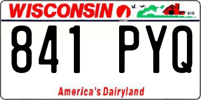 WI license plate 841PYQ