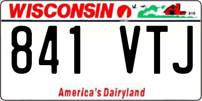 WI license plate 841VTJ