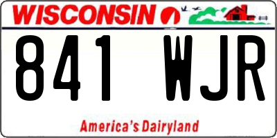 WI license plate 841WJR