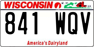 WI license plate 841WQV