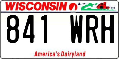 WI license plate 841WRH