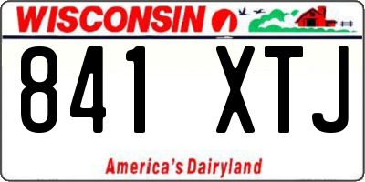 WI license plate 841XTJ