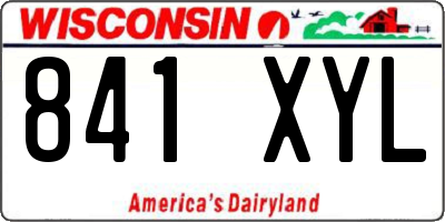 WI license plate 841XYL