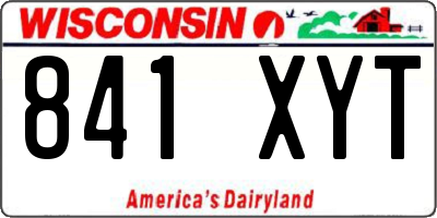 WI license plate 841XYT