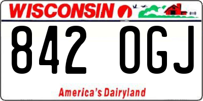 WI license plate 842OGJ