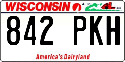 WI license plate 842PKH