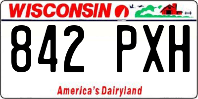WI license plate 842PXH