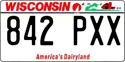 WI license plate 842PXX