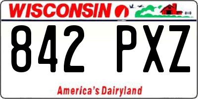 WI license plate 842PXZ