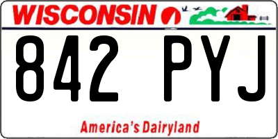 WI license plate 842PYJ