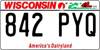 WI license plate 842PYQ