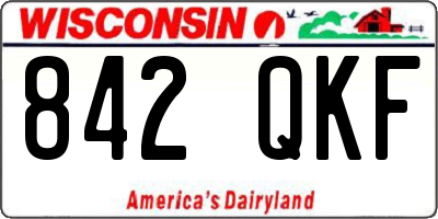 WI license plate 842QKF